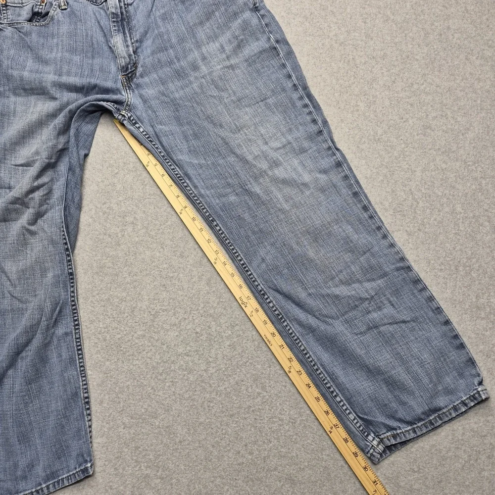 Levi's 514 Jeans Men's 40 x 30 Blue Straight Leg Light Wash Denim